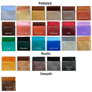Front pocket Textured colors - Vegan Fauxdori