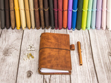 Cargar imagen en el visor de la galería, Textured colors - Traveler's Notebooks Veganos