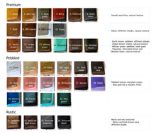 Load image into Gallery viewer, Front pocket Textured colors - Vegan Fauxdori