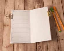 Cargar imagen en el visor de la galería, Planificador semanal cuadrado - Semana en 1 página