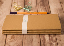 Cargar imagen en el visor de la galería, Pack de 3 cuadernos - Kraft
