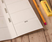 Cargar imagen en el visor de la galería, Planificador semanal sin fechas