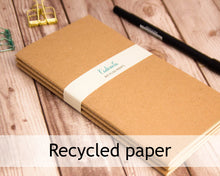 Cargar imagen en el visor de la galería, Pack de 3 cuadernos - Papel reciclado