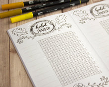 Cargar imagen en el visor de la galería, Planificador de hábitos, estilo Bullet journal - A5