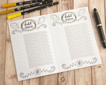 Cargar imagen en el visor de la galería, Planificador de hábitos, estilo Bullet journal - A5
