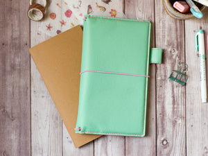 Mint & Pink - Traveler's Notebooks Veganos