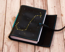 Load image into Gallery viewer, Zodiac faux leather journal
